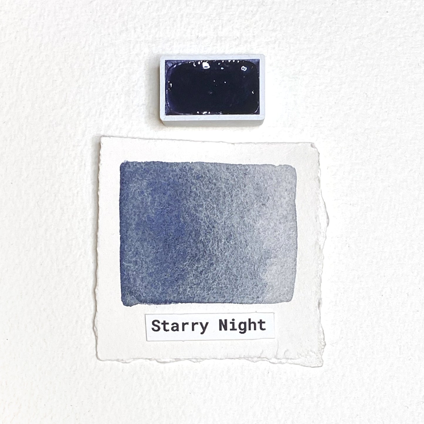 Black Tourmaline Watercolor Paint - Starry Night