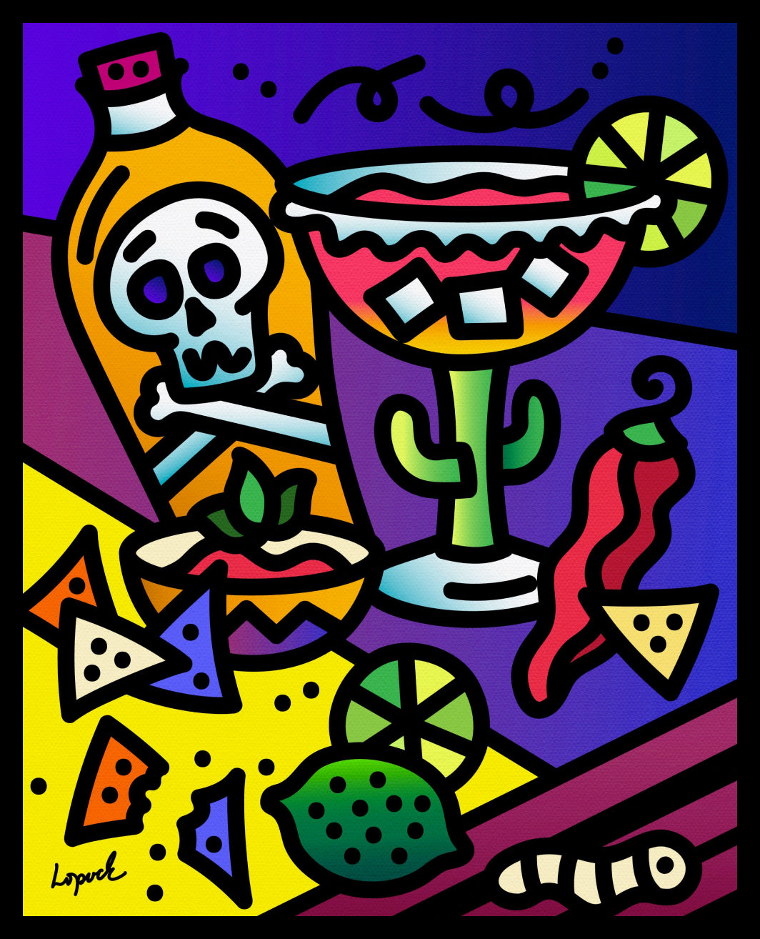 “Margarita Night” - Fine Art Giclée Print