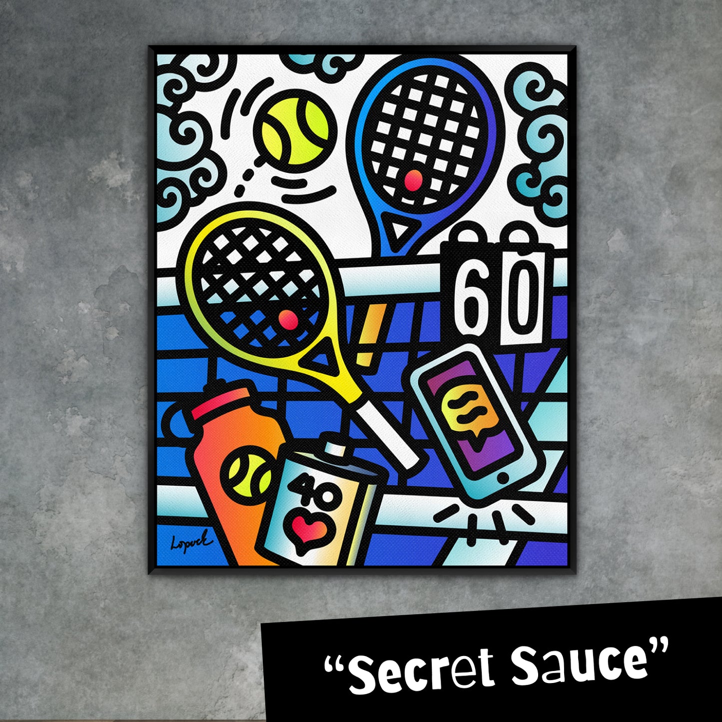 “Secret Sauce” Pre-Printed Canvas You Can Paint Yourself