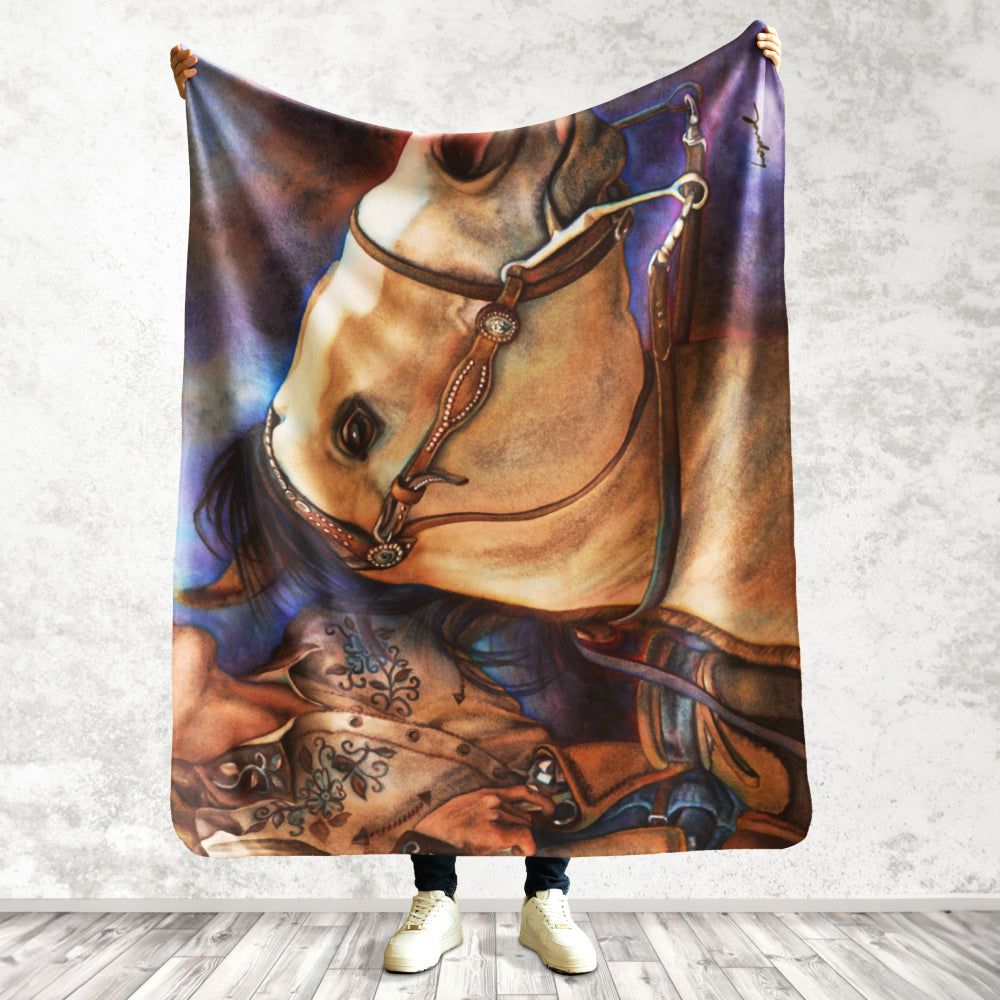 Fine Art Printed Throw Blanket - Piece of the Action