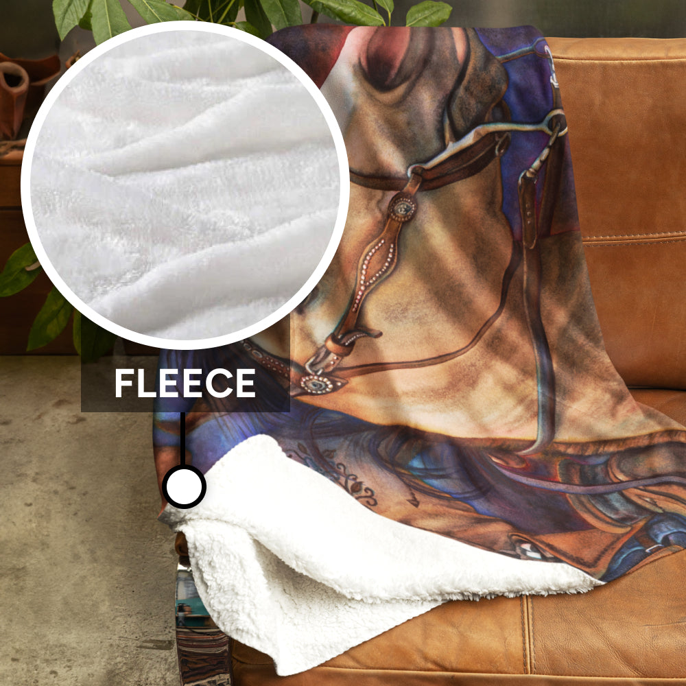 Fine Art Printed Throw Blanket - Piece of the Action