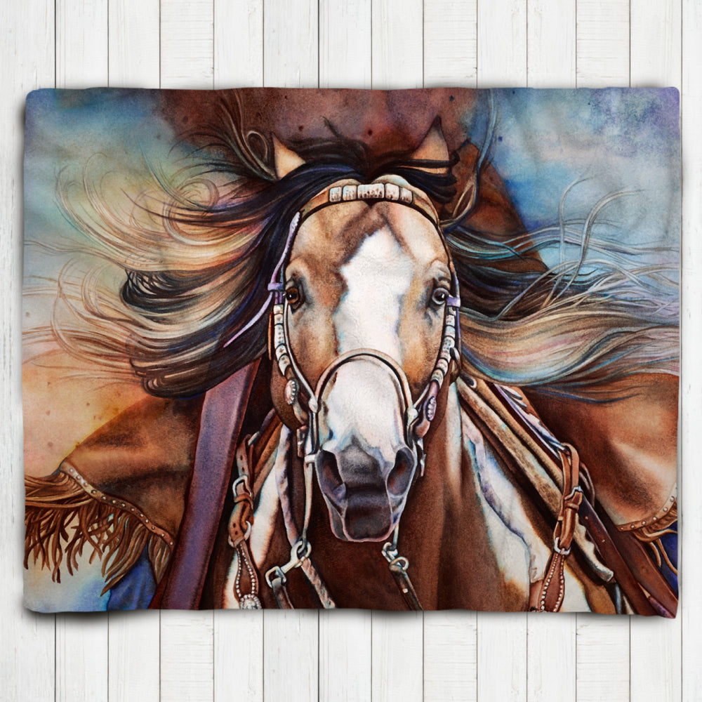 Fine Art Printed Throw Blanket - Point Blank