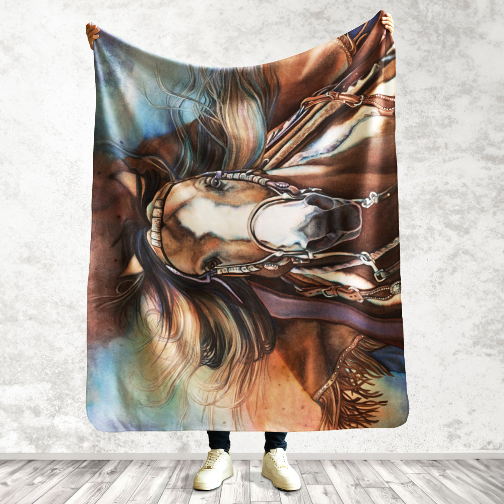 Fine Art Printed Throw Blanket - Point Blank