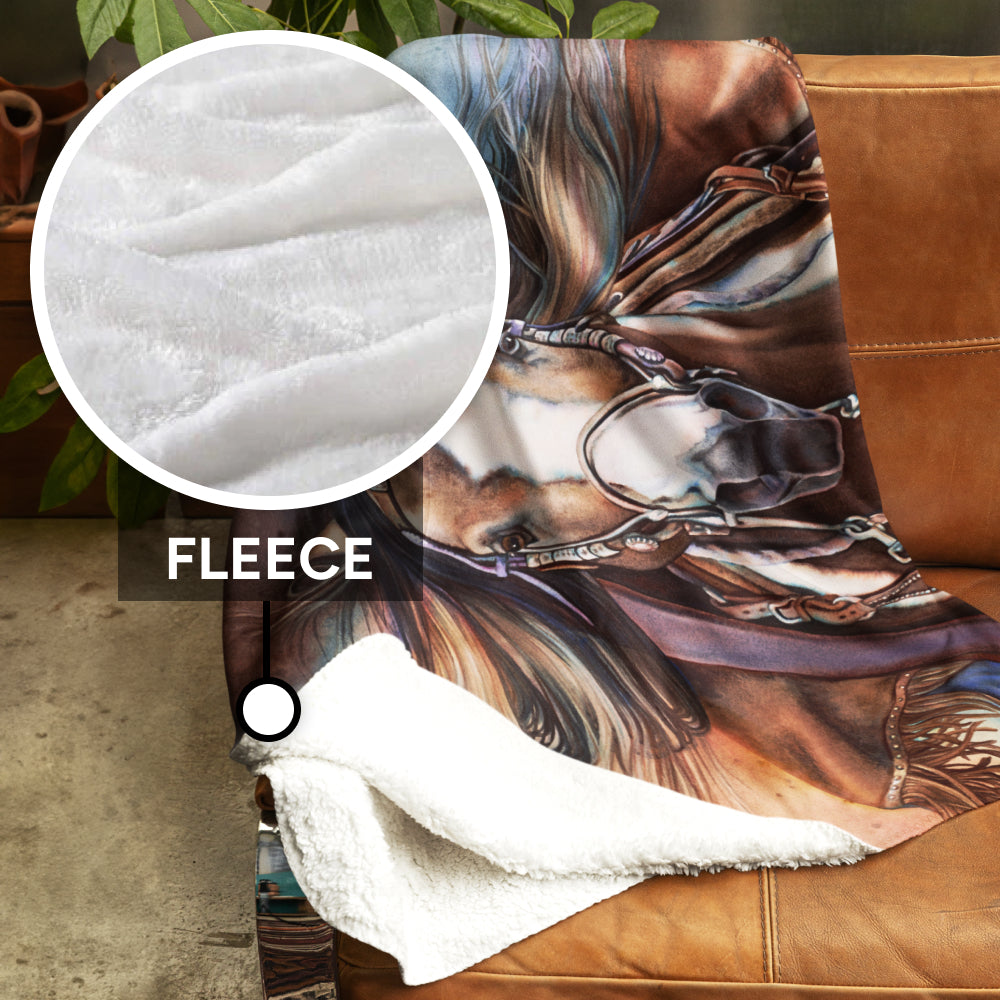 Fine Art Printed Throw Blanket - Point Blank