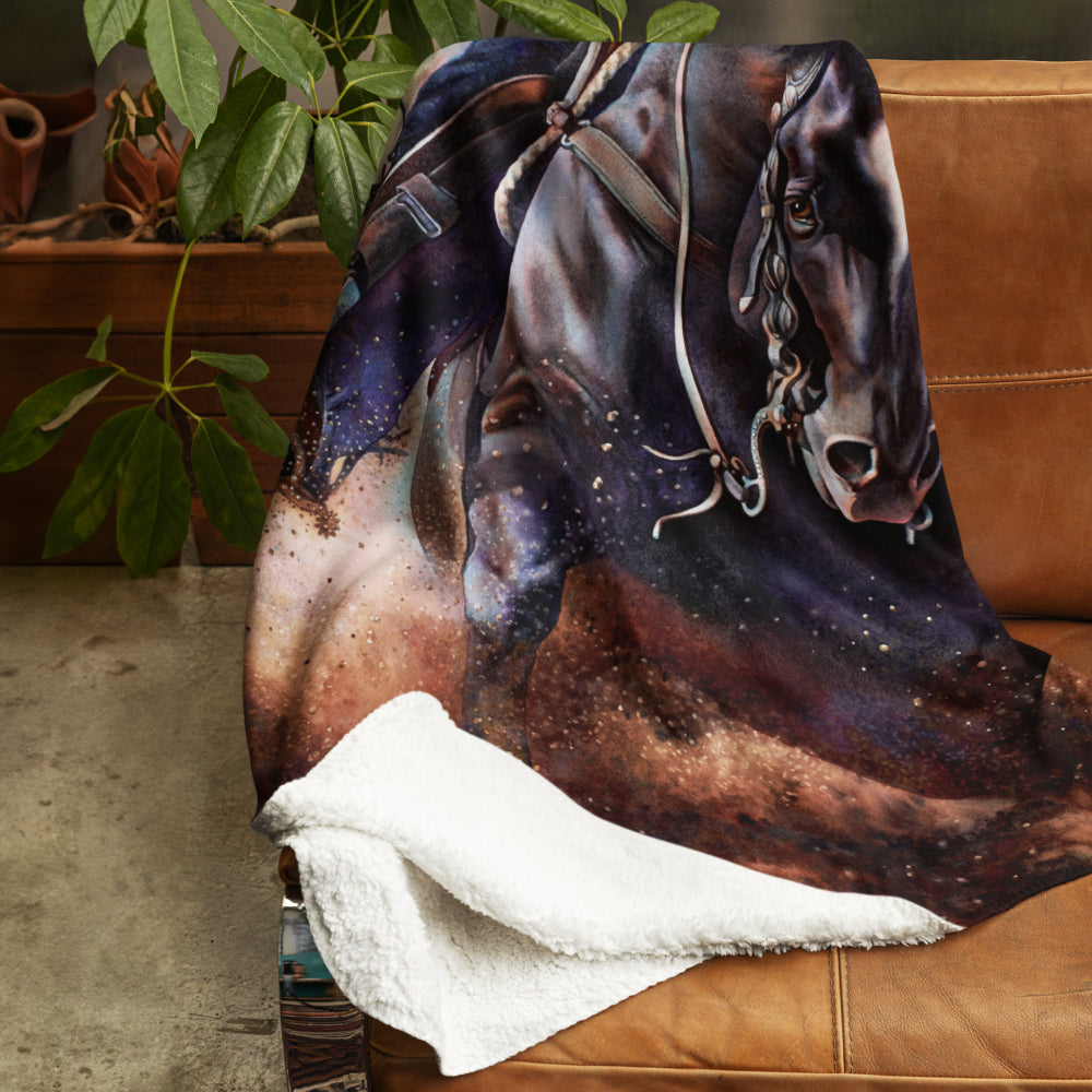 Fine Art Printed Throw Blanket - Power Slide