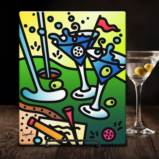 "19th Hole" - Tempered Glass Cutting Board