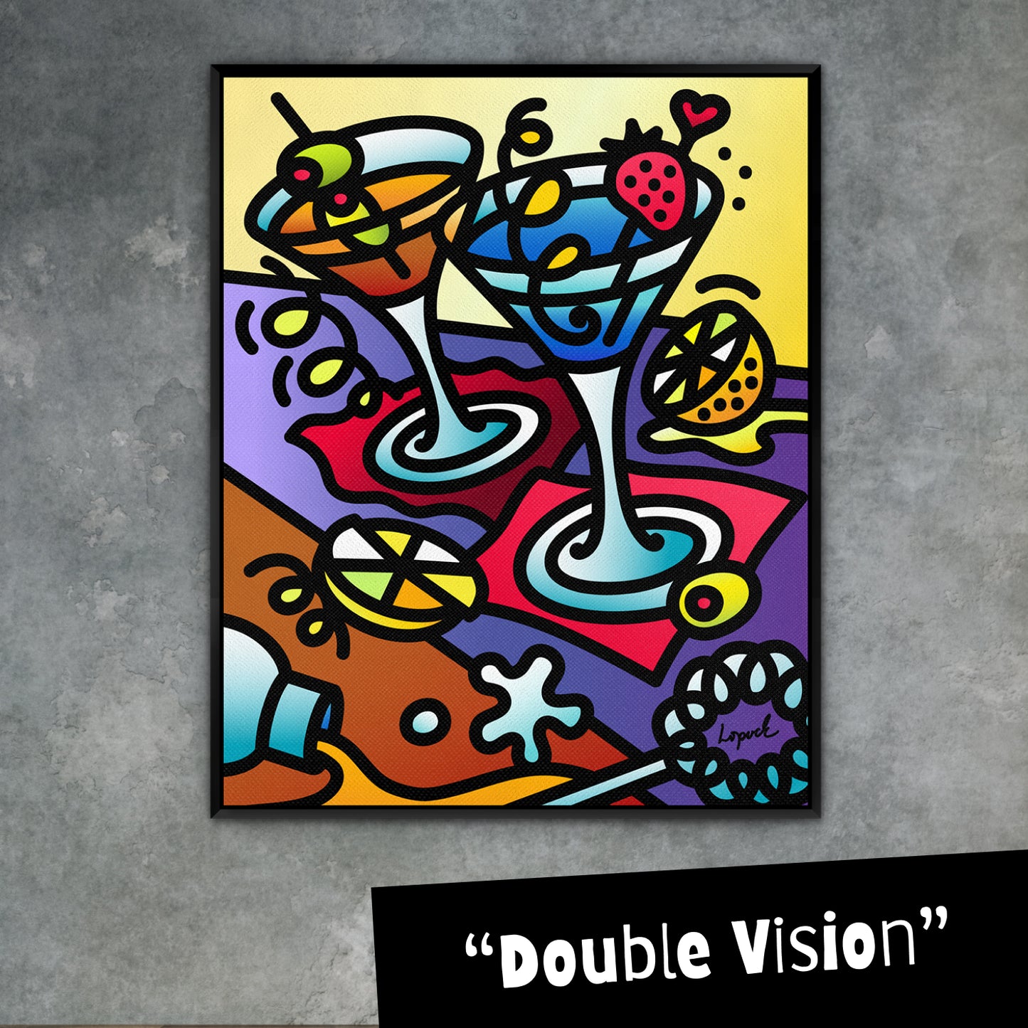 Double Vision - Paint-It-Yourself Canvas
