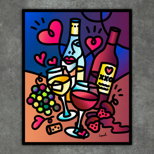 “Wine Lover” - Fine Art Giclée Print