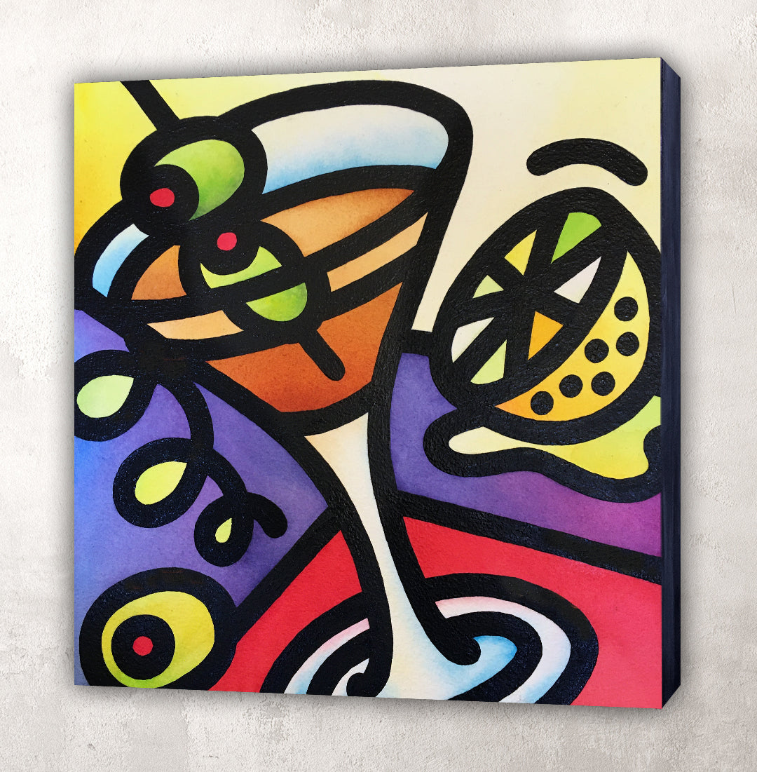 “Dirty Martini” - #1/25 Original Watercolor